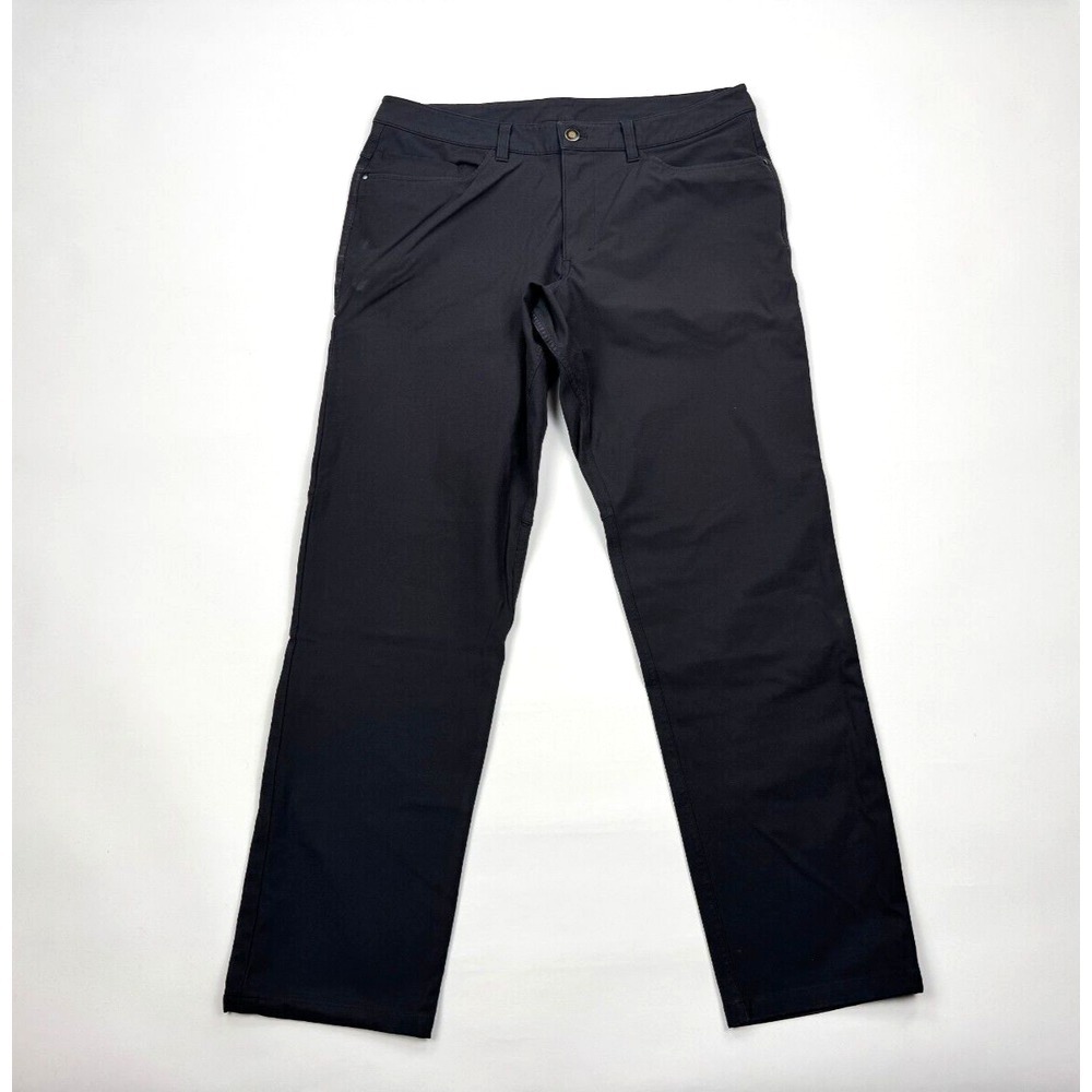Lululemon ABC Pant‎ Classic Warpstreme Mens 33 Stretch Pockets On the Move Black